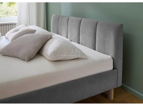 Letto matrimoniale imbottito grigio rete non inclusa 180x200 cm Joker – Meise Möbel