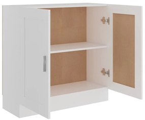 Libreria Bianca 82,5x30,5x80 cm in Legno Multistrato