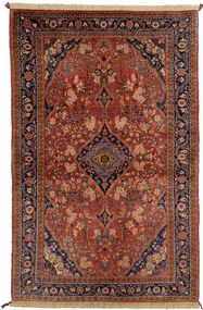 Sarouk Tappeto 120 x 190 Marrone (Iran) Annodato A Mano