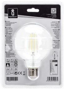 Lampadina LED G95 E27/8W/230V 6500K - Aigostar