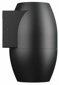 Applique Ovale Monodirezionale IP65 GU10 per esterni - Nera