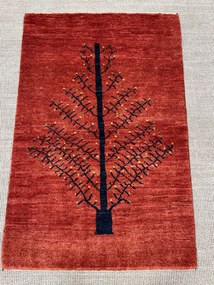 Gashguli Tappeto 80x120 Rosso (Iran) Annodato A Mano