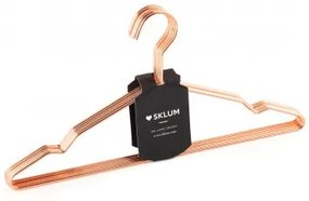 Set di 6 Grucce Gärde Metallizzate Oro Rosa - Sklum