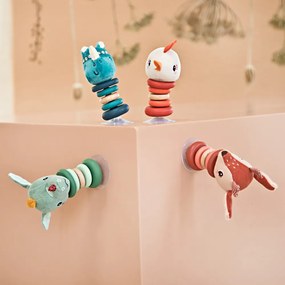 Lilliputiens - Sonaglio oscillante con ventosa - Gallina Paulette