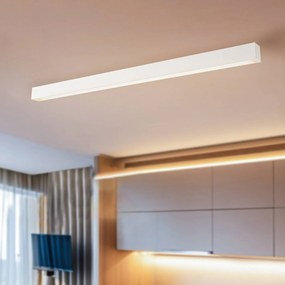 Nowodvorski Lighting Plafoniera Straight bianca 122 cm