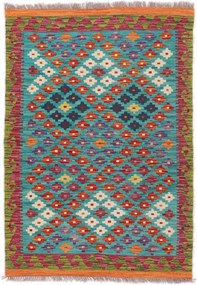Kilim Tappeto 130 x 90 (Afghanistan) Tessuto A Mano