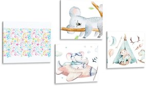 Set di quadri – Per bambini in colori splendidi
