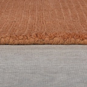 Tappeto in lana color mattone 120x170 cm - Flair Rugs
