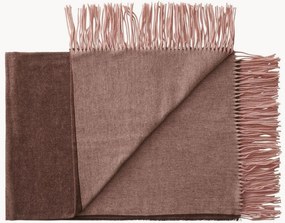 Plaid in lana Franja