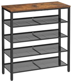 Scarpiera DAVOR marrone/nera