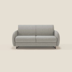 Ninfea divano letto Design Morbido con Piedini alti in Metallo e Materasso H18 cm in tessuto impermeabile T03