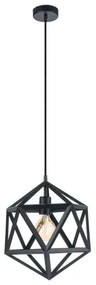 Lampadario Boho Embleton nero E27 Ø30.5cm EGLO