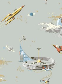 Boråstapeter Carta da parati Space Adventure - 8154