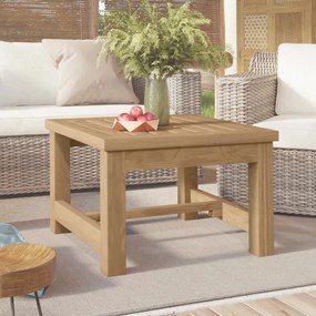 Tavolino Da Salotto 45x45x30 Cm İn Legno Massello Di Teak /