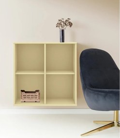 Libreria a sospensione giallo chiaro 70x70 cm Mistral - Hammel Furniture