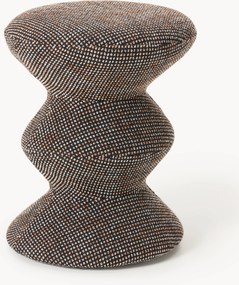 Pouf rotondo imbottito Zig Zag