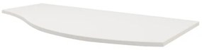 Top per lavabo Vague BADEN HAUS L 103 x H 1.6 x P 51 cm bianco mdf, sx