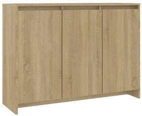 Credenza rovere sonoma 102x33x75 cm in truciolato