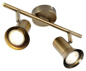 Faretto da soffitto bronzo orientabile e inclinabile - Karin 2