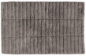 Tappetino da bagno grigio-marrone 80x50 cm Tiles - Zone