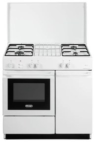Cucina a gas con forno DE'LONGHI SGGW 854 N EDM bianca L 86 x P 50 cm