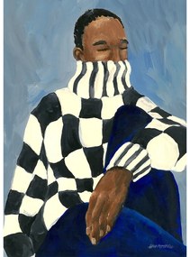 Poster 50x70 cm Check – Hanna Peterson – The Poster Club