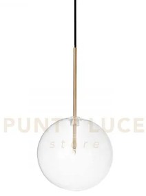 Lampada a sospensione equinoxe sp1 d20 ottone