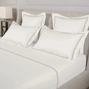 Completo lenzuola in percalle di cotone Lux Hotel Feró