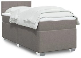Giroletto A Molle Con Materasso Tortora 100x200 Cm İn Tessuto /
