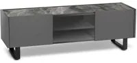 Porta TV grigio-grigio scuro 40 cm x 140 cm H. 45 cm