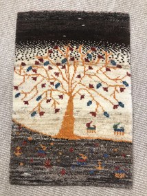 Gabbeh Tappeto 60 x 40 Rosso (Iran) Annodato A Mano
