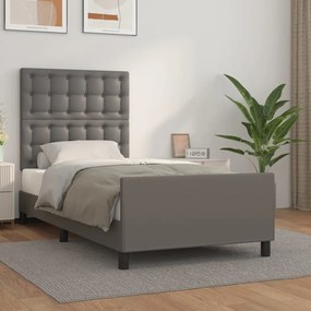 Giroletto Con Testiera Crema 90x200 Cm İn Similpelle /
