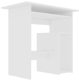 Scrivania bianca 80x45x74 cm in truciolato