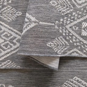 Tappeto grigio con un motivo elaborato Larghezza: 200 cm | Lunghezza: 290 cm