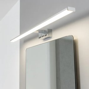 Brilagi - Specchio da bagno con luce LED VESTRA, 15 W/230 V, 80 cm, IP44, cromato