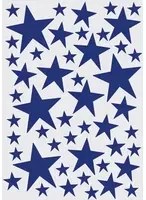 Ferm Living Adesivo murale Mini Stars - Blau