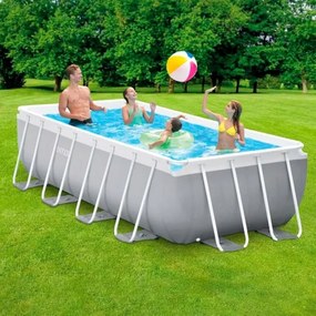 Intex Prisma Frame Piscina Rettangolare 400x200x122 Con Pompa Filtro - 26790NP