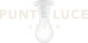 Portalampade doubleu ws bianco 1 luce attacco e27 7,5x5,7cm