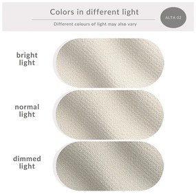 Letto matrimoniale imbottito crema con spazio contenitivo e rete 160x200 cm Lounge L - Maison de Rêve