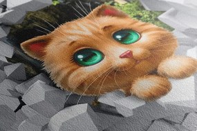 Quadro su tela – Gattino adorabile