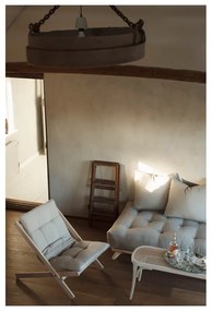 Sedia pieghevole Raw/Linen Beige Boogie - Karup Design