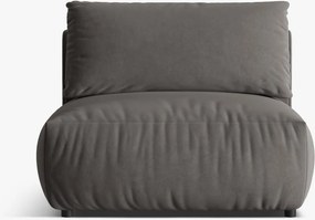 Modulo singolo Chris in velluto – L105 cm