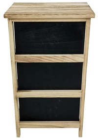 ZAZU - mobiletto in legno con cassetti
