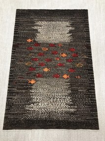 Loribaft Tappeto 100x150 Beige (Iran) Annodato A Mano