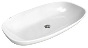 Ceramica Flaminia Nuda Lavabo cm 95 da appoggio o sospeso in ceramica bianco