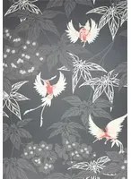 Tapete Grove Garden von Osborne and Little - Charcoal