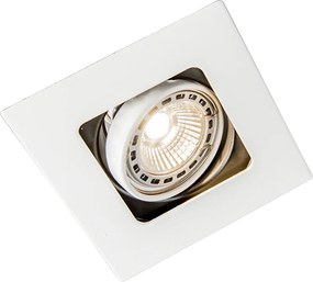 Faretto da incasso smart bianco con WiFi GU10 orientabile - Artemis