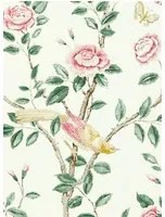 Sanderson Tapete Andhara - Rose/ Cream