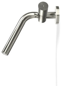 Treemme 22mm RWIT1151IS03 miscelatore lavabo a muro monocomando senza parte incasso inox satinato