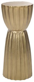 Tavolino metallo dorato ⌀ 24 cm OUYEN Beliani